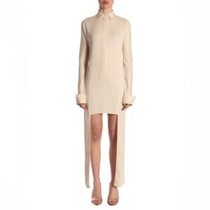JW Anderson Cream Button-Up Shirt Dress